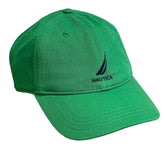 Nautica Men Adjustable Logo Hat Cap (US, Alpha, One Size, Botanical Green)